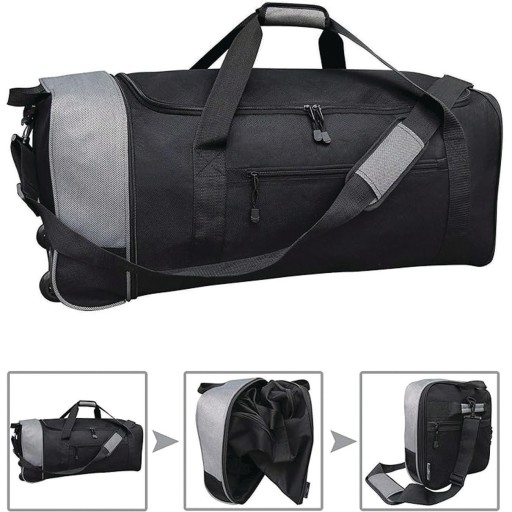32 inch rolling duffel bag for travel Travelers Club 32