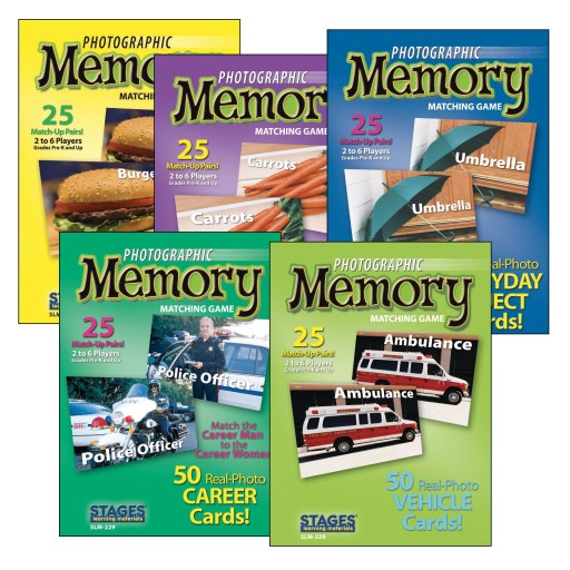 フジカラーPleasant Memories P-50アルバム 10セット Buy Photographic Memory Card Game, Basic Memory (Set of 5) at S&S