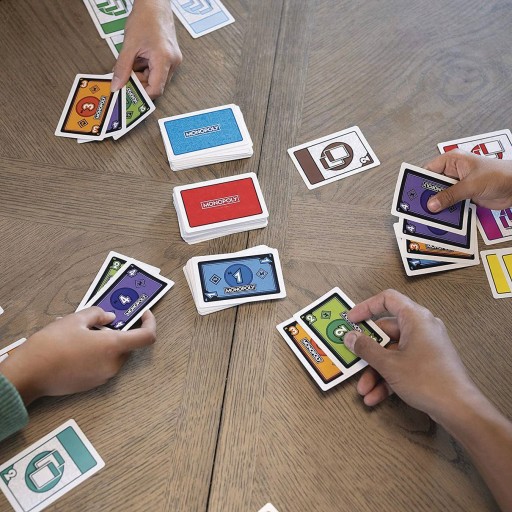 Hasbro Gaming Monopoly Bid Juego De Cartas Juego De Azar con Ofertas en