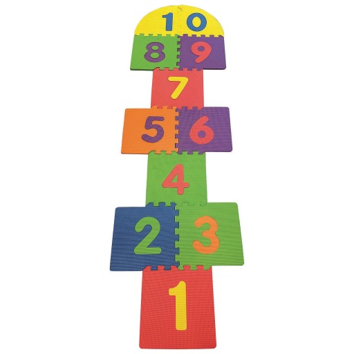 Buy Kore™ Interlocking Hopscotch Foam Play Tiles at S&S Worldwide