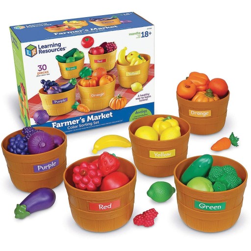 Buy Farmer's Market Color Sorting Matching and Counting Set at S&S