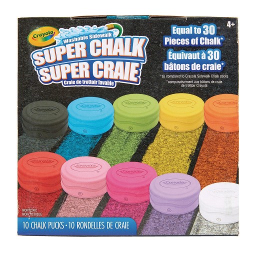 Buy Crayola® Super Chalk (Box of 10) at S&S Worldwide