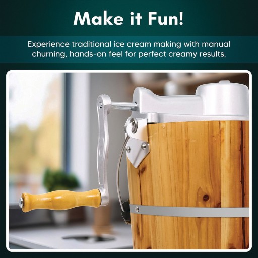 Buy Old Fashioned 6 Quart Ice Cream Maker at S&S Worldwide