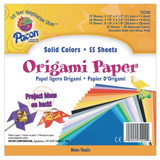 Buy Origami Paper Assortment, 9" x 9" (Pack of 40) at S&S Worldwide