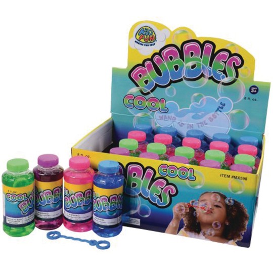 Buy 8 oz Cool Blowable Bubbles at S&S Worldwide