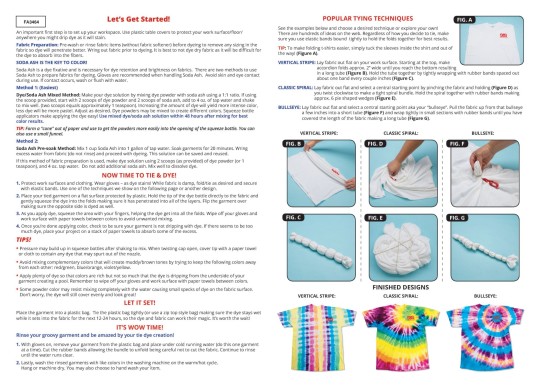 Buy Color Splash® Tie-Dye Factory Cold Water Dye at S&S Worldwide