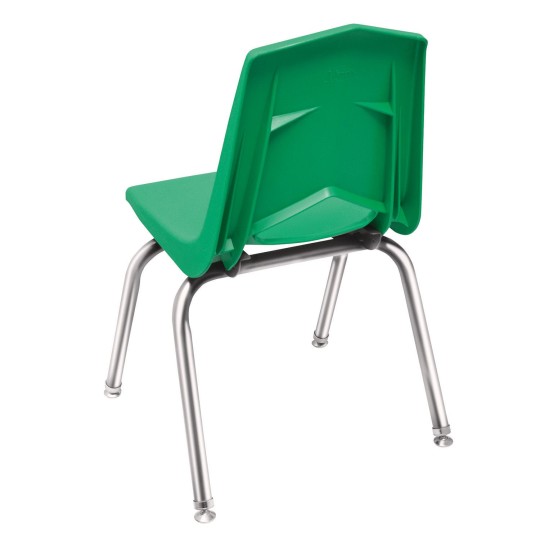 Buy Marco Group® V-Back Green Shell Chair with Chrome Frame Pack (Pack ...