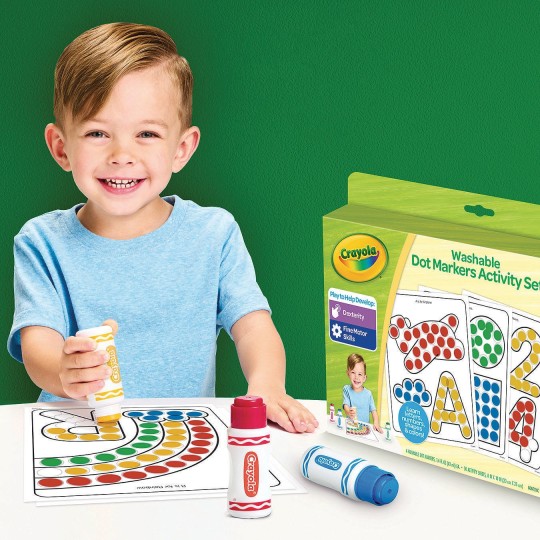 Buy Crayola® Washable Dot Markers Activity Set at S&S Worldwide