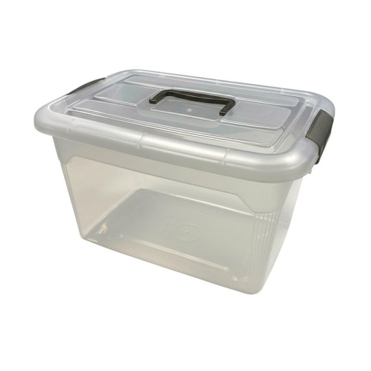 Buy S&S Worldwide Locking Clear-View Storage Container, 13.7 Quarts at ...